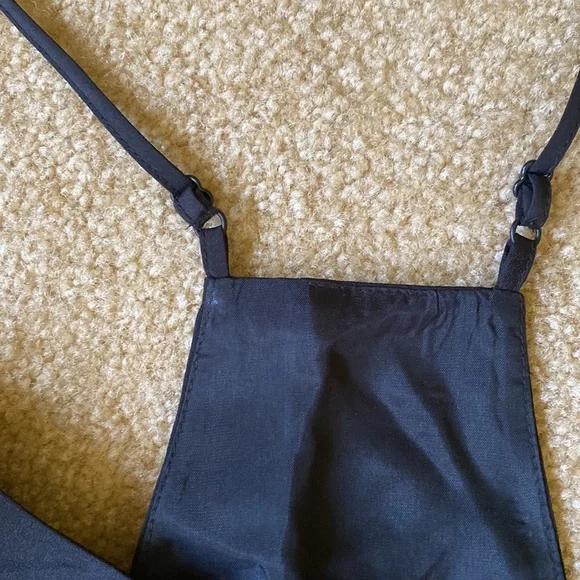 J. Crew black dress 2 mini spaghetti strap sleeveless little black dress LBD - Picture 4 of 7